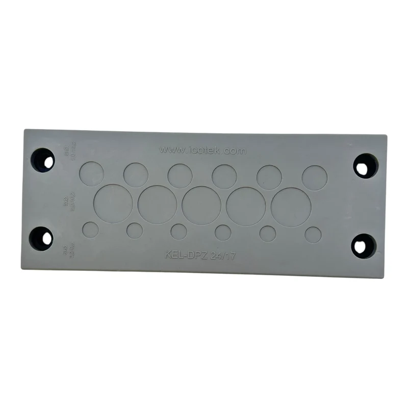 icotek Kabeldurchführungsplatte KEL-DPZ24/17 IP66 für Schaltschrank VE:10stk