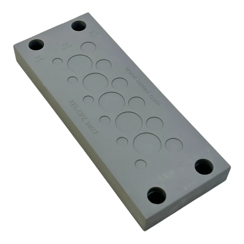 icotek Kabeldurchführungsplatte KEL-DPZ24/17 IP66 für Schaltschrank VE:10stk