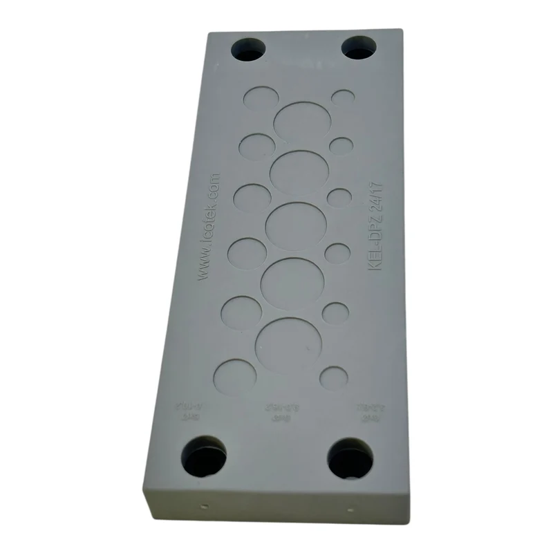 icotek Kabeldurchführungsplatte KEL-DPZ24/17 IP66 für Schaltschrank VE:10stk