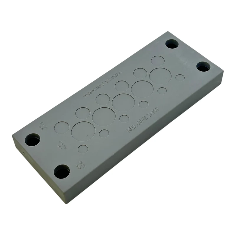 icotek Kabeldurchführungsplatte KEL-DPZ24/17 IP66 für Schaltschrank VE:10stk