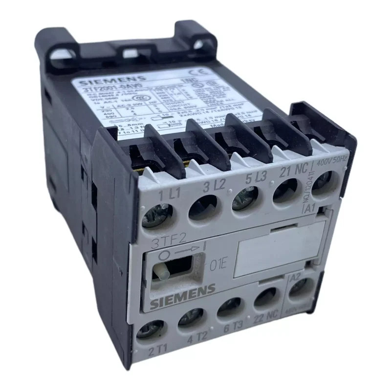 Siemens 3TF2001-0AV0 Schütz 3-polig AC-3 4kW 400 V Siemens 3TF2001-0AV0 400 V AC