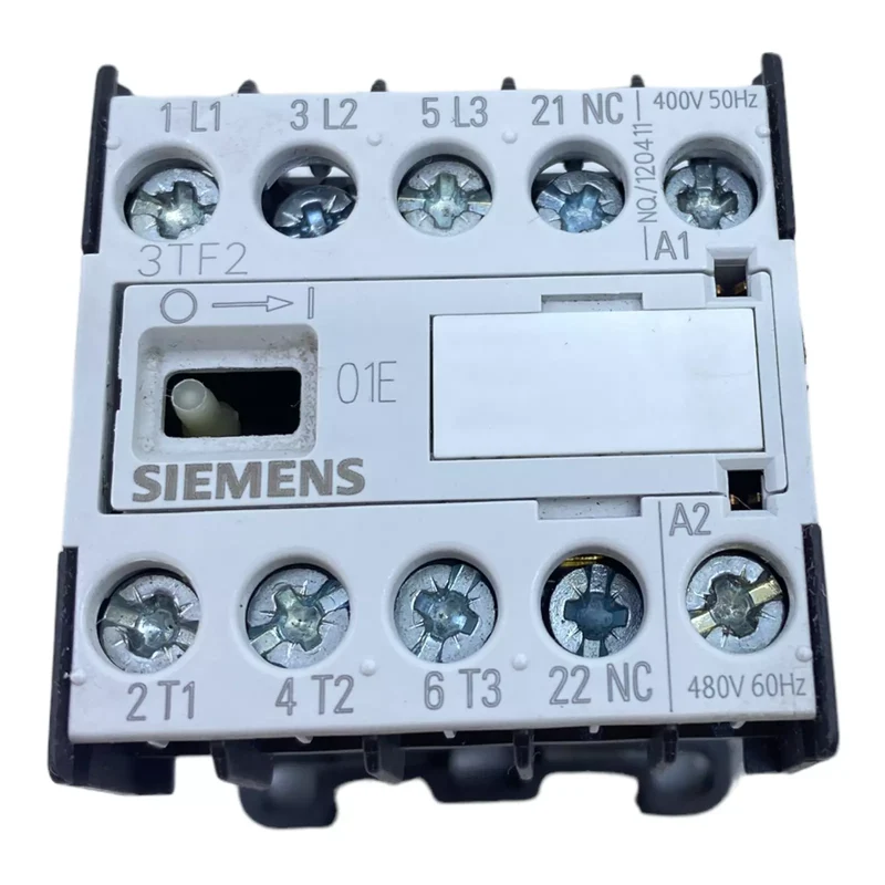 Siemens 3TF2001-0AV0 Schütz 3-polig AC-3 4kW 400 V Siemens 3TF2001-0AV0 400 V AC