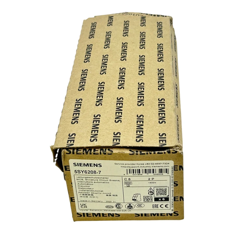 Siemens Leitungsschutzschalter 5SY6202-7 2-polig 400V Sicherungsautomat VE:6stk