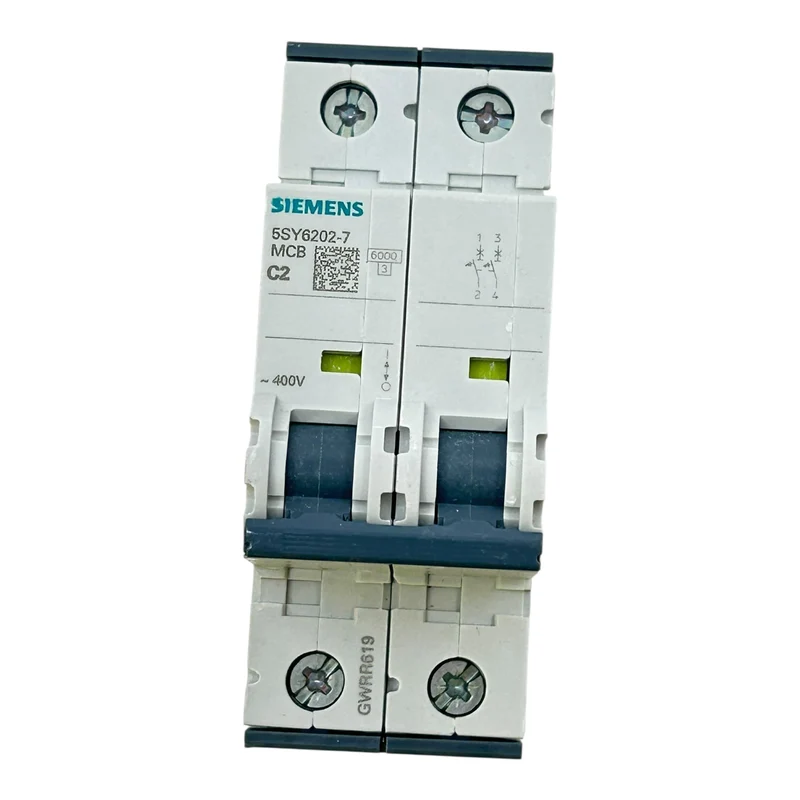 Siemens Leitungsschutzschalter 5SY6202-7 2-polig 400V Sicherungsautomat VE:4stk