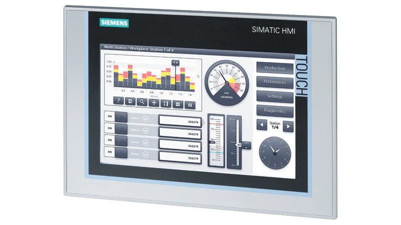 Siemens 6AV2124-0JC01-0AX0 SIMATIC HMI KP900 Comfort Key Panel 9 Inch