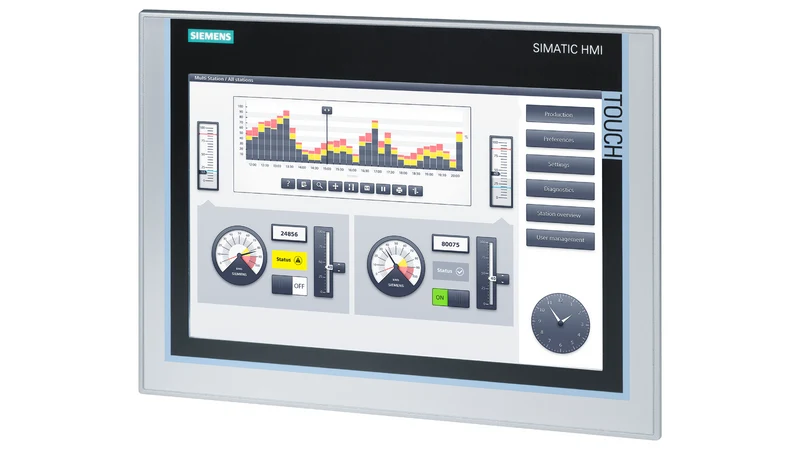 Siemens 6AV2124-0MC01-0AX0 SIMATIC HMI TP1200 Comfort Touch Panel 12 Inch