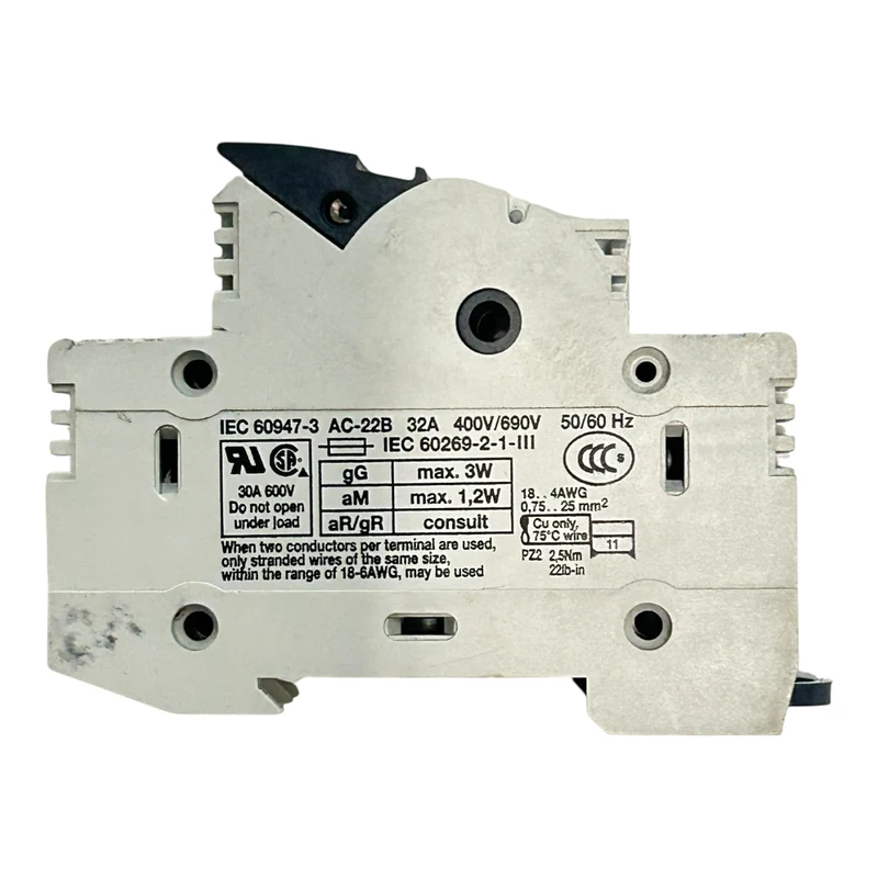 Italweber Sicherungshalter BCH2X38 10x38mm 32A 690V 2302038 2-polig Hutschiene