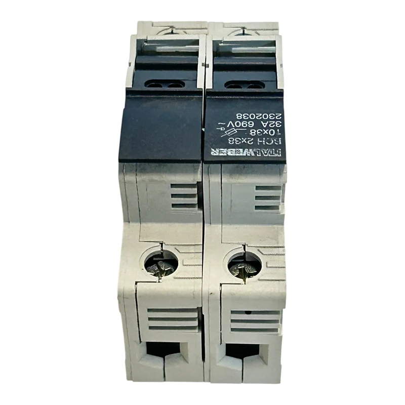 Italweber Sicherungshalter BCH2X38 10x38mm 32A 690V 2302038 2-polig Hutschiene