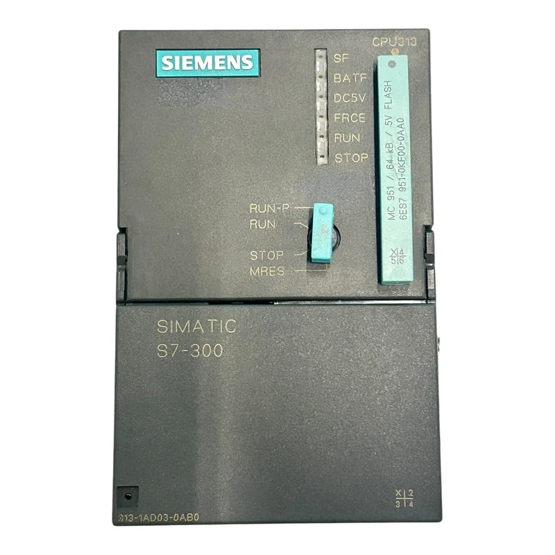 Siemens CPU313 SIMATIC 6ES7313-1AD03-0AB0 SIMATIC S7-300 SPS DC24V 0,7A