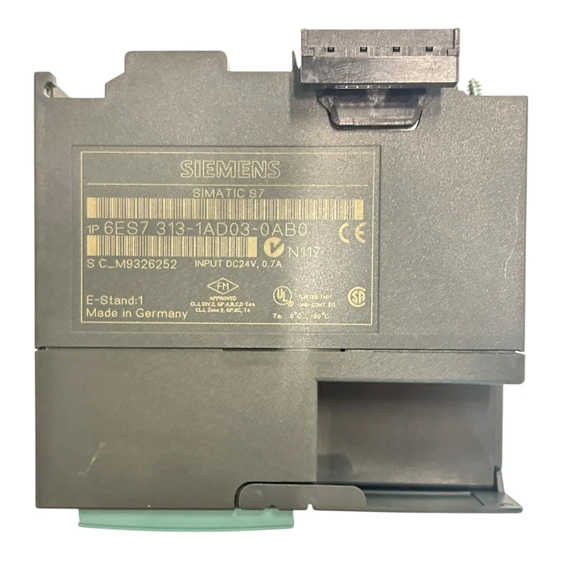 Siemens CPU313 SIMATIC 6ES7313-1AD03-0AB0 SIMATIC S7-300 SPS DC24V 0,7A