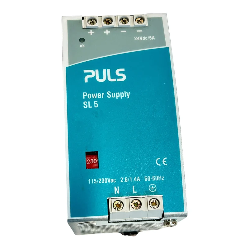PULS Netzteil Schaltnetzteil SL5.100 230V DC 5A 115–230V AC Industrie
