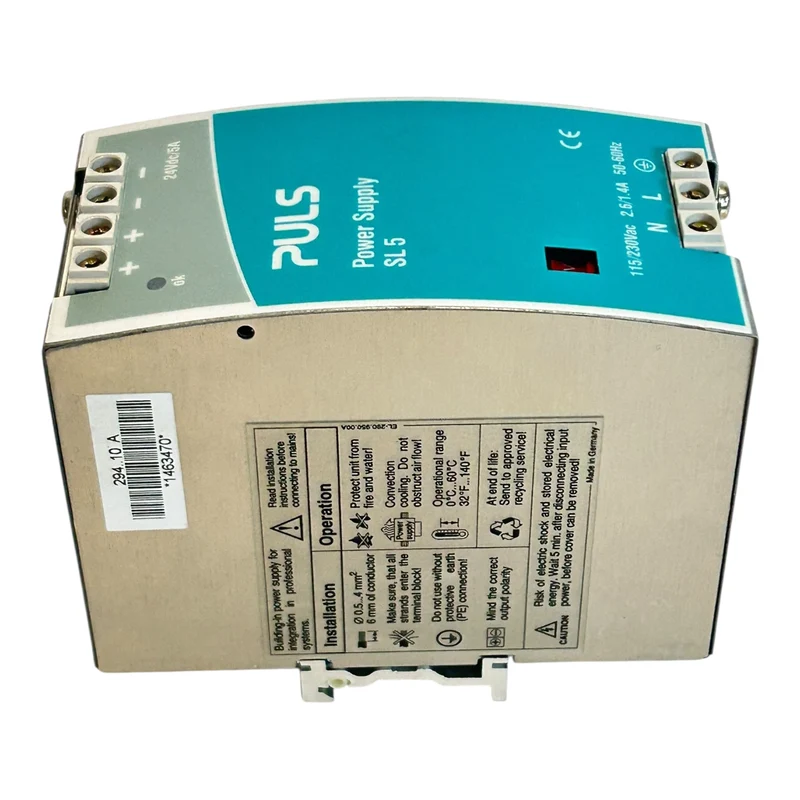 PULS Netzteil Schaltnetzteil SL5.100 230V DC 5A 115–230V AC Industrie
