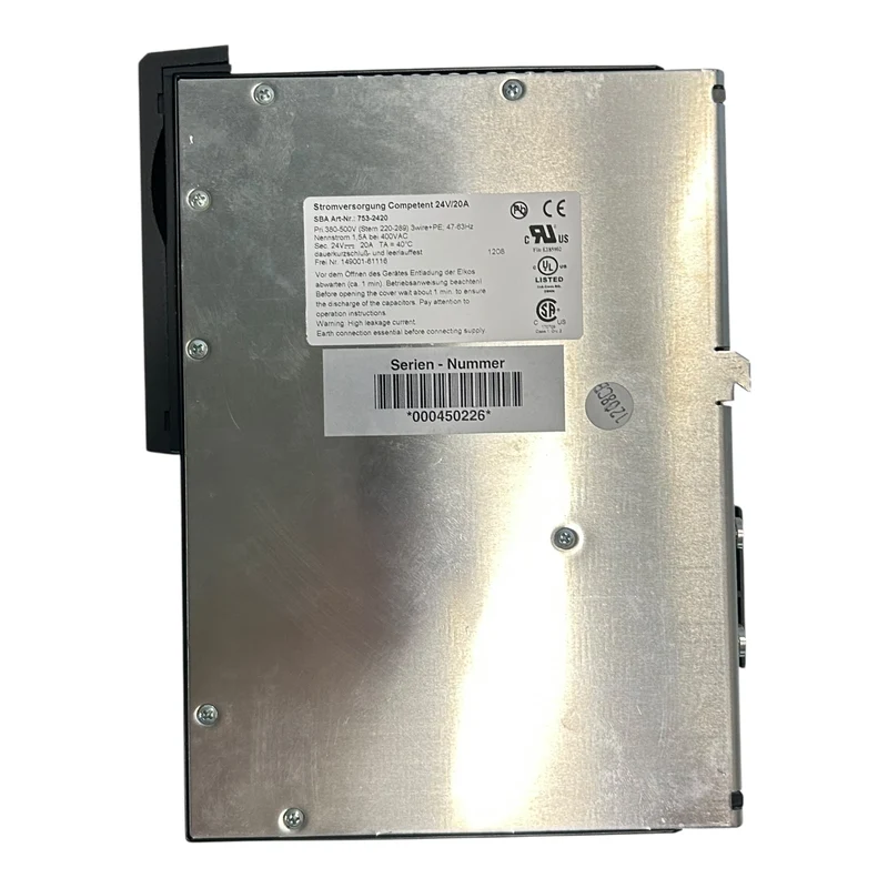 SBA Netzteil 24V 753-2420 20A Stromversorgung für industrielle Anwendungen