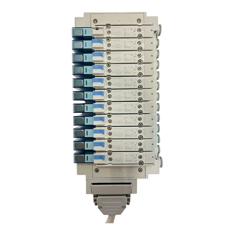SMC Ventilinsel Pneumatikventil 11x SY5100-5UF1 Pneumatikventil auf Trägerleiste