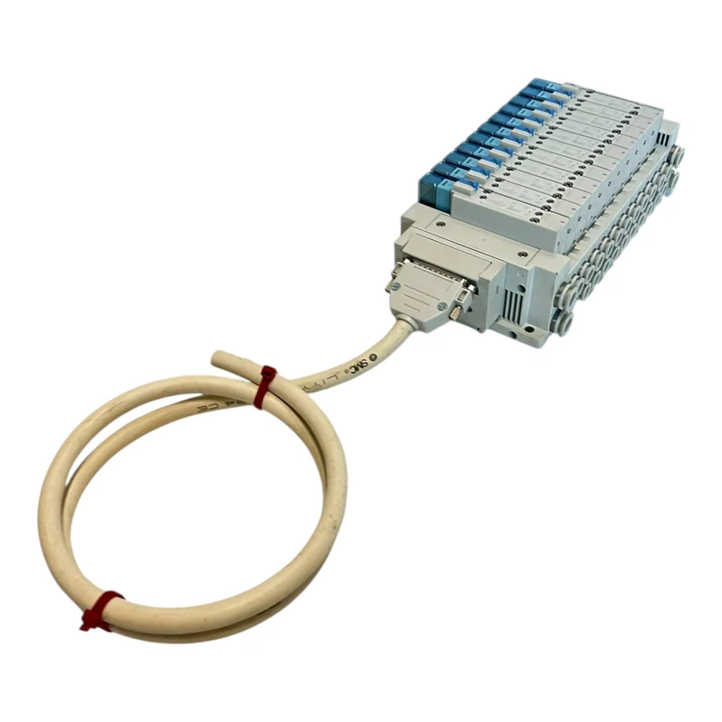 SMC Ventilinsel Pneumatikventil 11x SY5100-5UF1 Pneumatikventil auf Trägerleiste