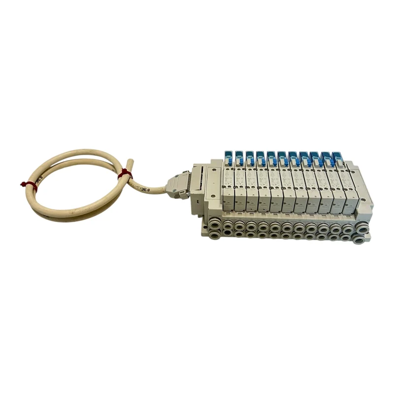SMC Ventilinsel Pneumatikventil 11x SY5100-5UF1 Pneumatikventil auf Trägerleiste