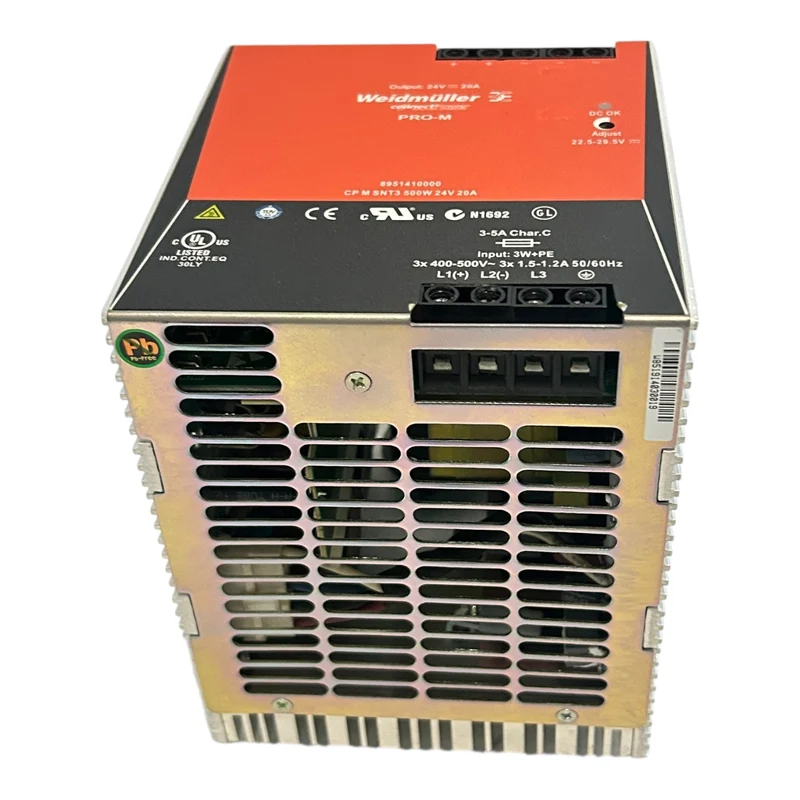 Weidmüller Netzteil Stromversorgung Pro-M CP M SNT3 500W 24V 20A PRO-M DIN-Rail