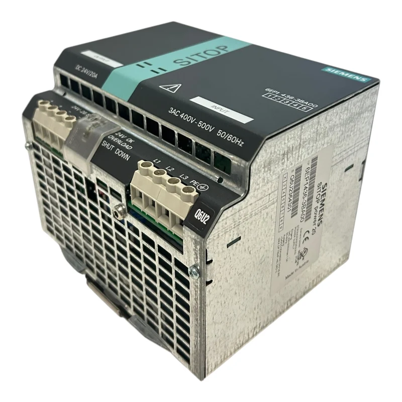 Siemens Netzteil SITOP 6EP1436-3BA00 24V 20A 480W Stromversorgung