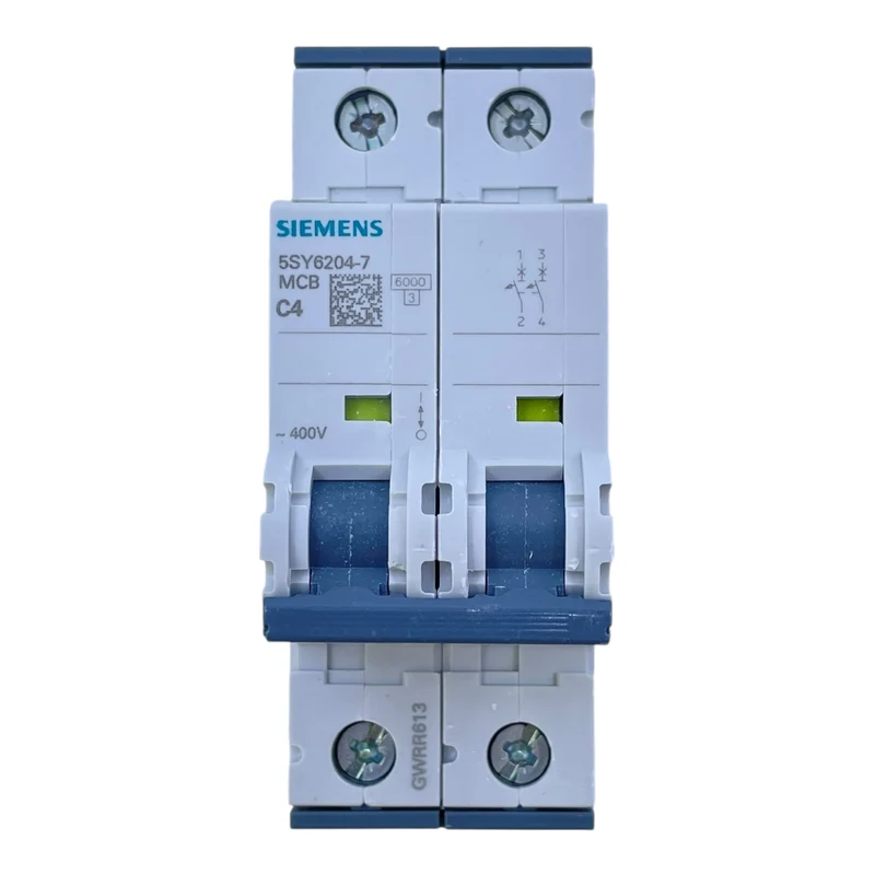 Siemens Leitungsschutzschalter 5SY6204-7 C4A 400V Sicherungsautomat VE: 6stk