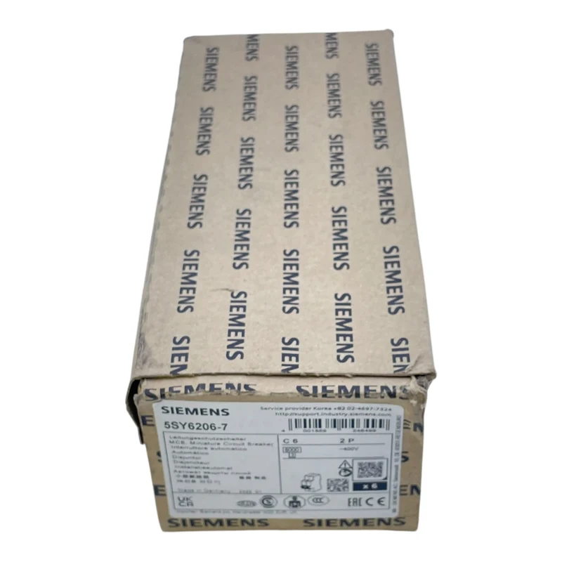 Siemens Leitungsschutzschalter 5SY6206-7 C6A 400V Sicherungsautomat VE:6stk