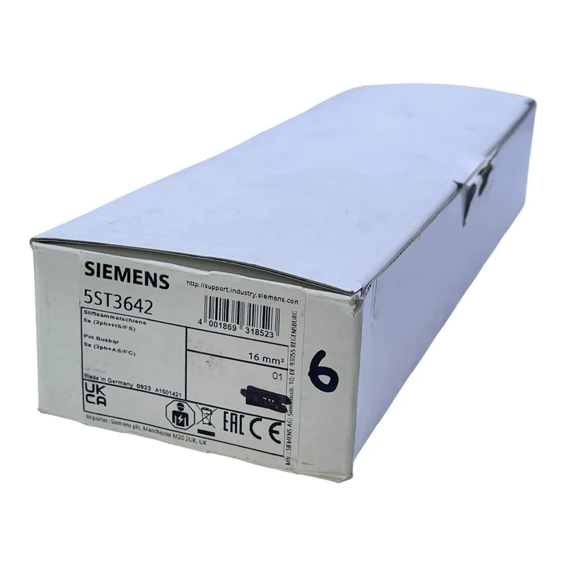 Siemens Phasenschiene Hutschiene 5ST3642 5x 2-polig 16mm² Pin-Verbinder VE:6stk