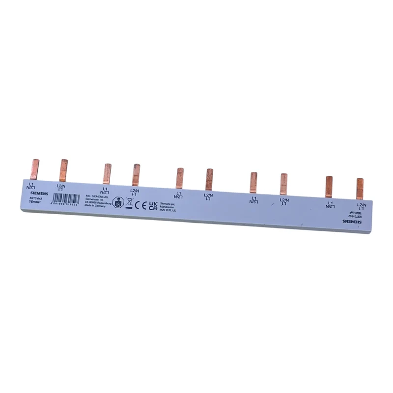 Siemens Phasenschiene 5ST3647 3-Phasen Verbinder 16mm² 10TE L1 L2 N VE: 10stk