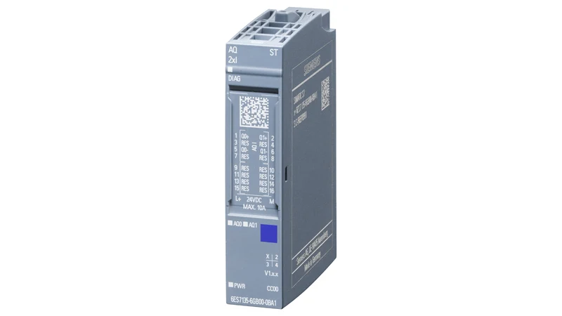 Siemens 6ES7135-6GB00-0BA1 SIMATIC ET 200SP AQ 2xU/I Analog Output Module