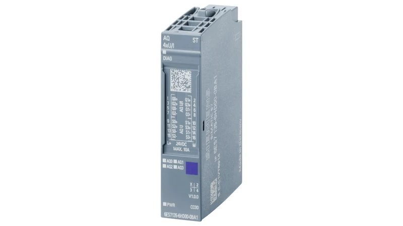 Siemens 6ES7135-6HD00-0BA1 SIMATIC ET 200SP AQ 4xU/I HS Analog Output Module