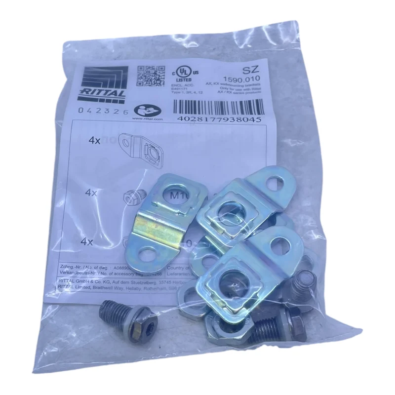 Rittal Wandbefestigung M10 SZ1590.010 Set 4x Halter + Schrauben Industrie