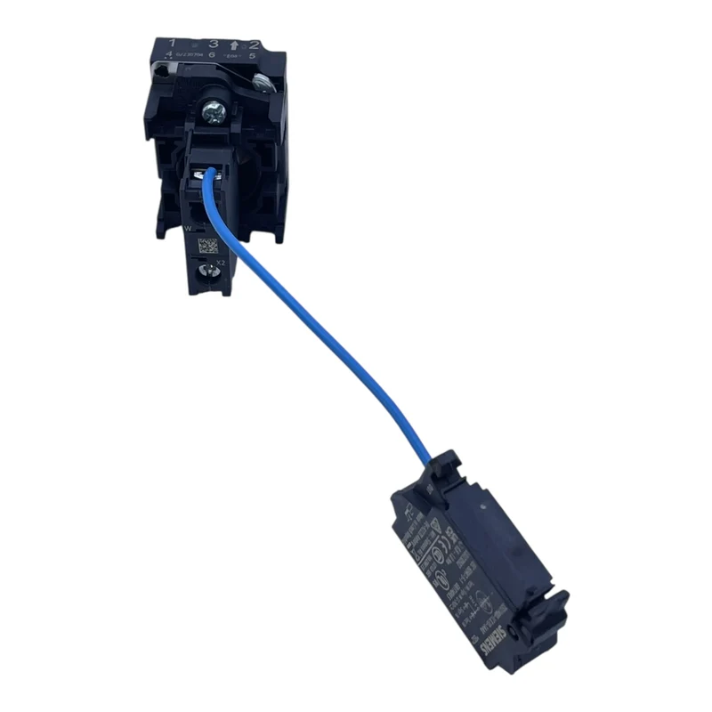Siemens Leuchtmelder weiß 3SU1401-1BB60-1AA0 + 3SU1400-1CK10-1AA0 24V