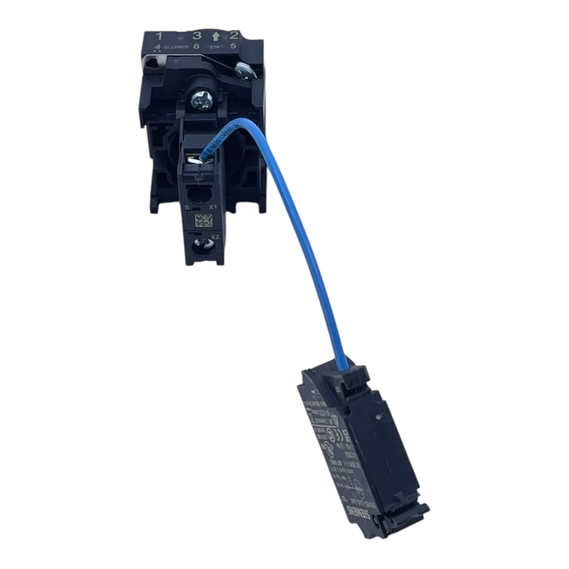 Siemens Leuchtmelder rot 3SU1401-1DB20-1AA0 + 3SU1400-1CK10-1AA0 24V