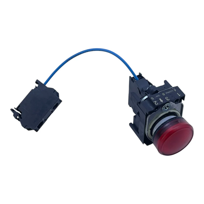 Siemens Leuchtmelder rot 3SU1401-1DB20-1AA0 + 3SU1400-1CK10-1AA0 24V