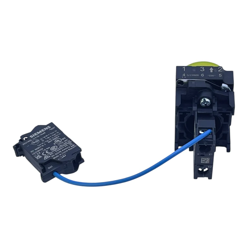 Siemens Leuchtmelder gelb 3SU1401-1BB30-1AA0 24V Drucktaster rund