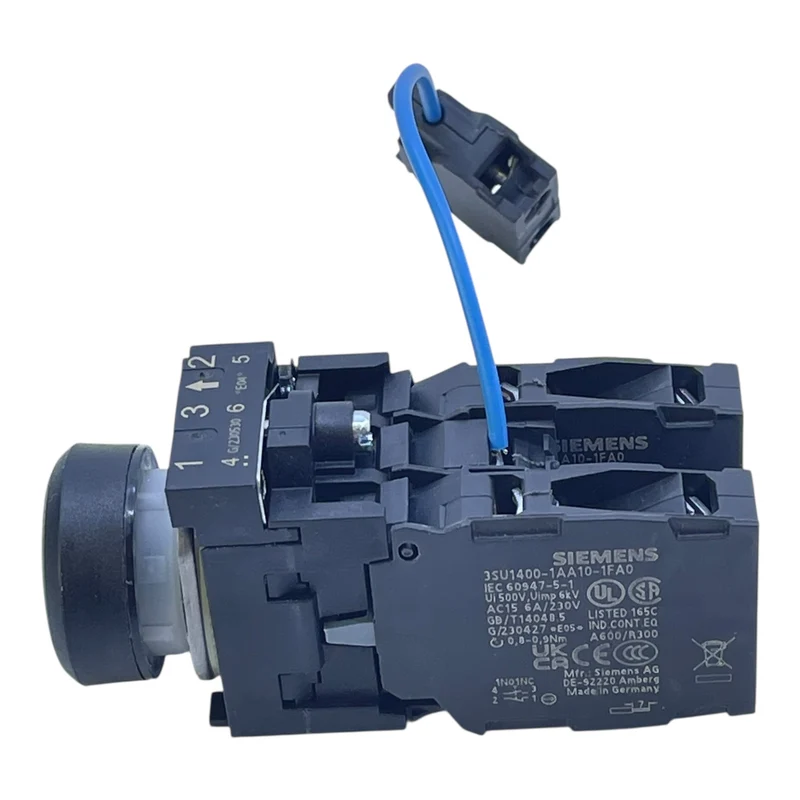 Siemens Taster 3SU1400-1AA10-1FA0 grün + 3SU1400-1CK10-1AA0 + Modul