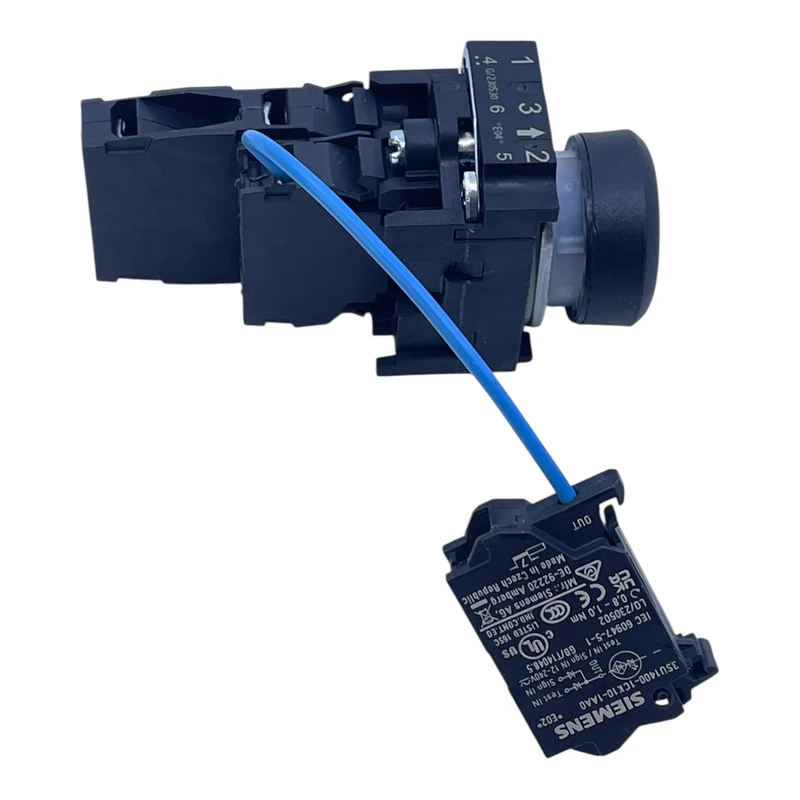 Siemens Taster 3SU1400-1AA10-1FA0 mit LED-Modul 3SU1400-1CK10-1AA0