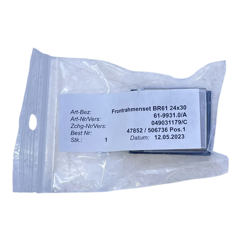 EAO Frontrahmenset BR61 24x30 61-9931.0/A Frontplatte 1-fach 24 × 30 mm VE: 4stk