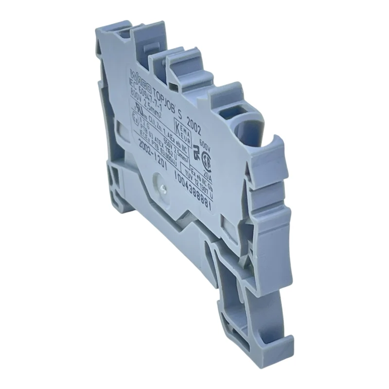 WAGO Reihenklemme 2002-1201 TOPJOB S 2,5 mm² 800 V grau VE:10 Stück