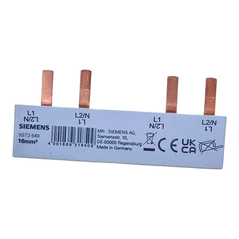Siemens Phasenschiene 5ST3640 16mm² 3-phasig für Leitungsschutzschalter VE:10