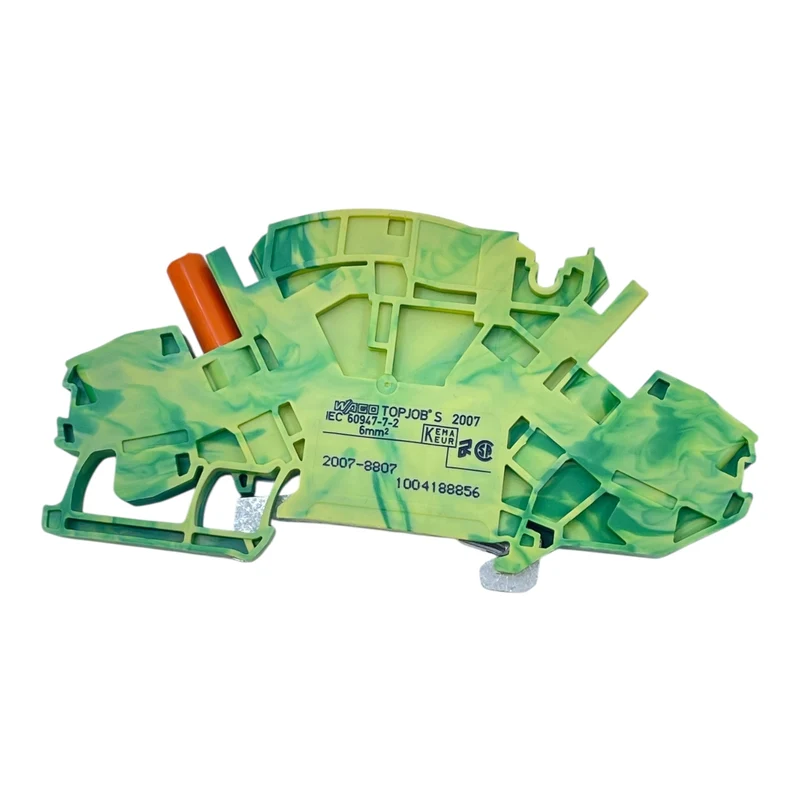 WAGO PE-Klemme 2007-8807 TOPJOB S 6mm² Hutschiene Erdungsklemme