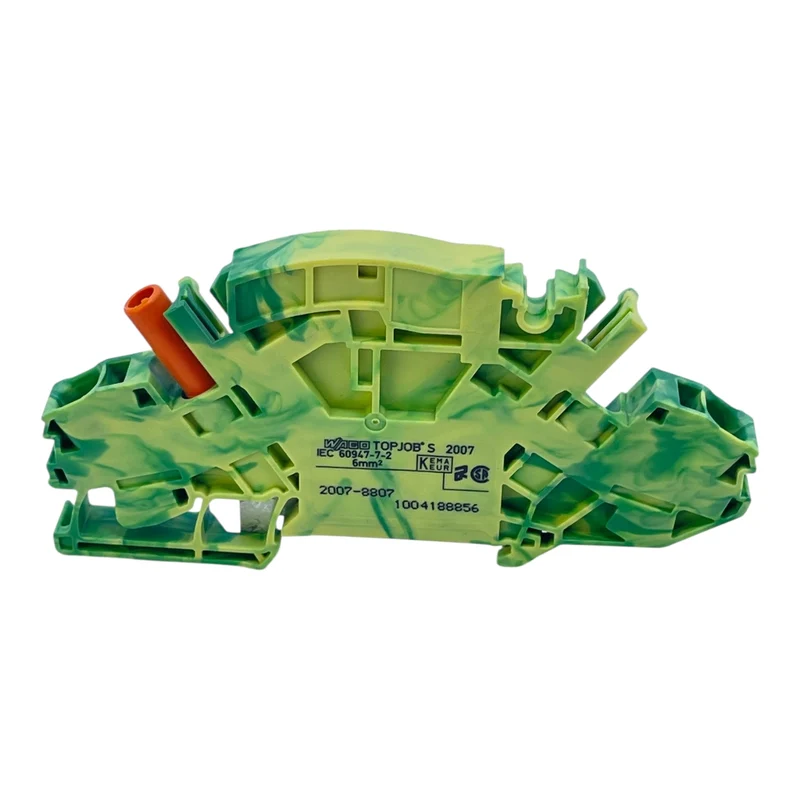 WAGO PE-Klemme 2007-8807 TOPJOB S 6mm² Hutschiene Erdungsklemme