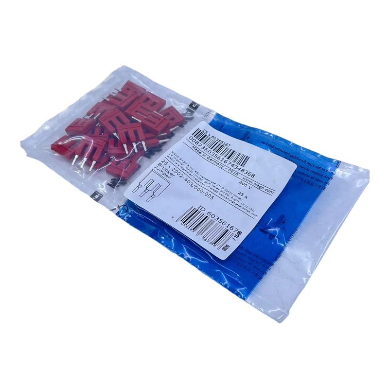WAGO Brücker 3-polig 2002-403/000-005 25A 800V VE: 25 Stück Jumper
