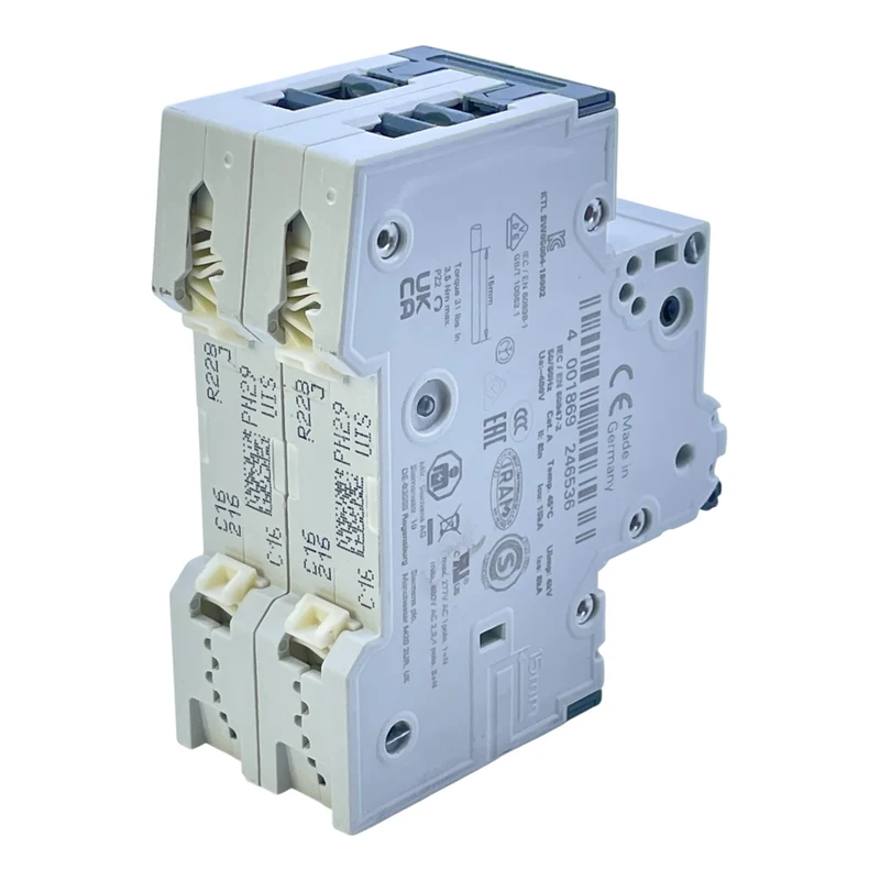 Siemens Leitungsschutzschalter 5SY6216-7 C16A 2-polig 400V Sicherungsautomat