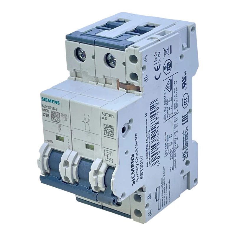 Siemens Leitungsschutzschalter 5SY6216-7 C16A 2-polig 400V Sicherungsautomat