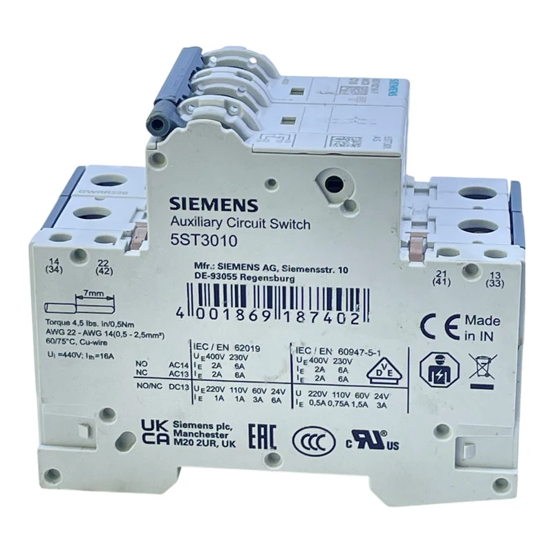 Siemens Leitungsschutzschalter 5SY6216-7 C16A 2-polig 400V Sicherungsautomat