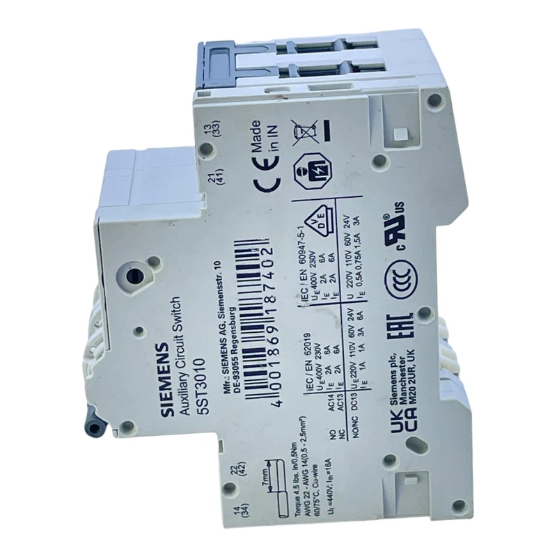 Siemens Leitungsschutzschalter 5SY6216-7 C16A 2-polig 400V Sicherungsautomat