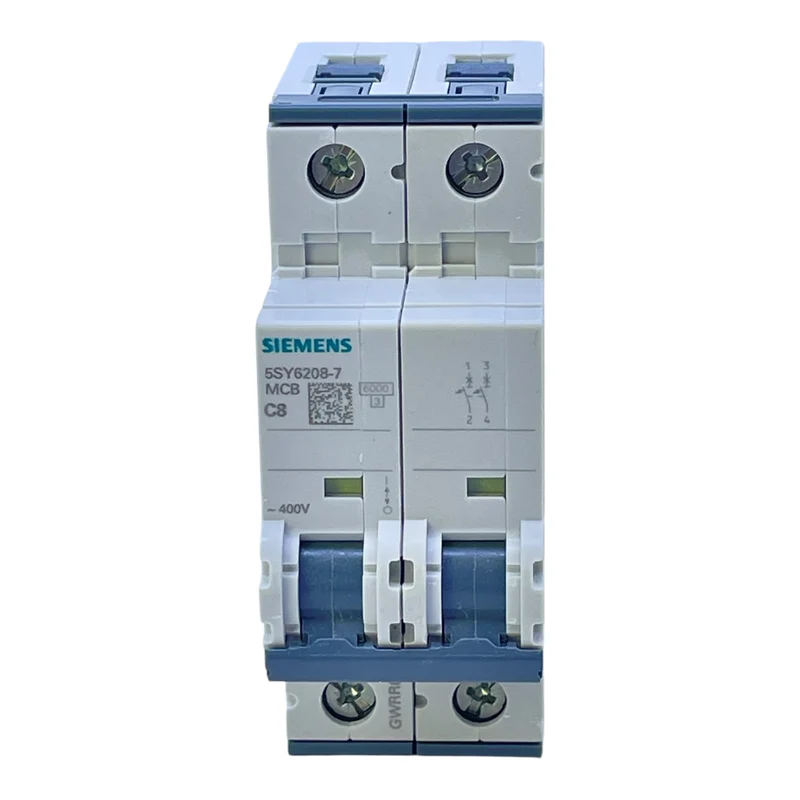 Siemens Leitungsschutzschalter 5SY6208-7 C8 2-polig 400V MCB Sicherungsautomat