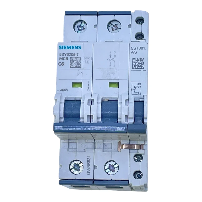 Siemens Leitungsschutzschalter 5SY6206-7 C6A 2-polig 400V Sicherungsautomat