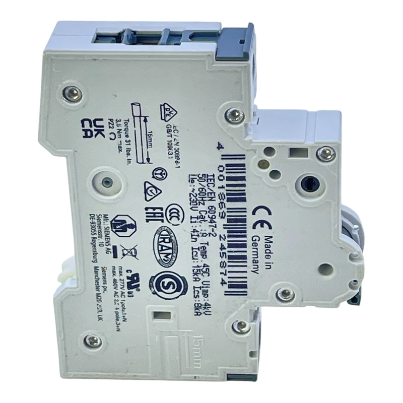 Siemens Leitungsschutzschalter 5SY6110-6 B10 1-polig 230/400V MCB Sicherung