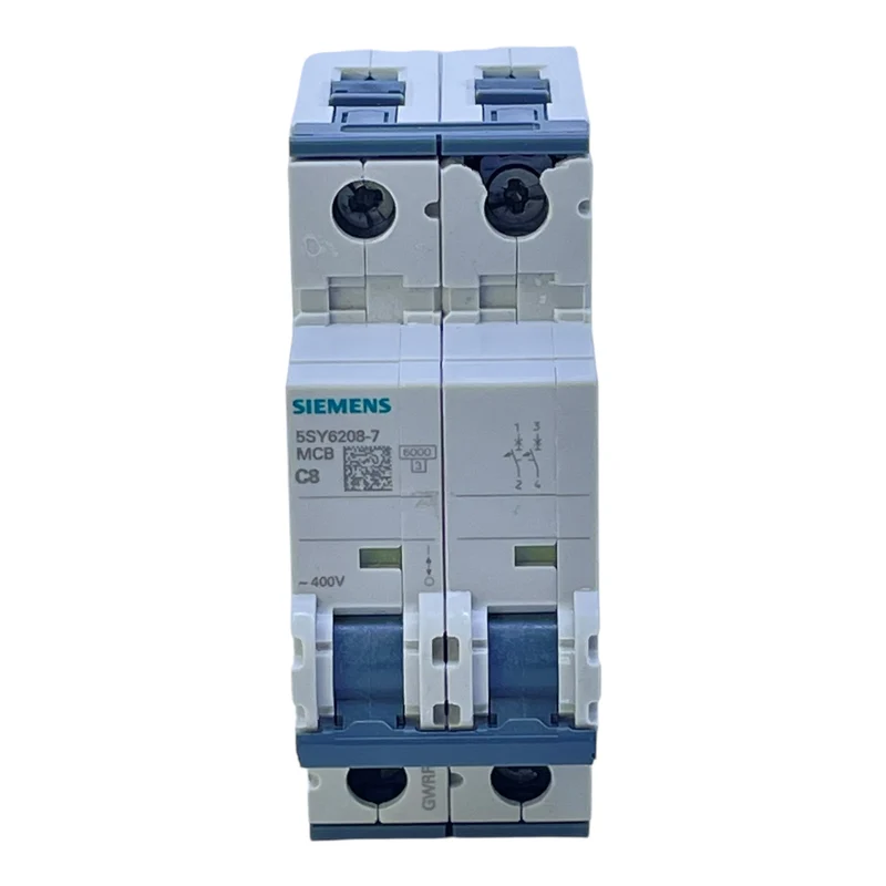 Siemens Leitungsschutzschalter 5SY6208-7 C8 2-polig 400V MCB Sicherungsautomat