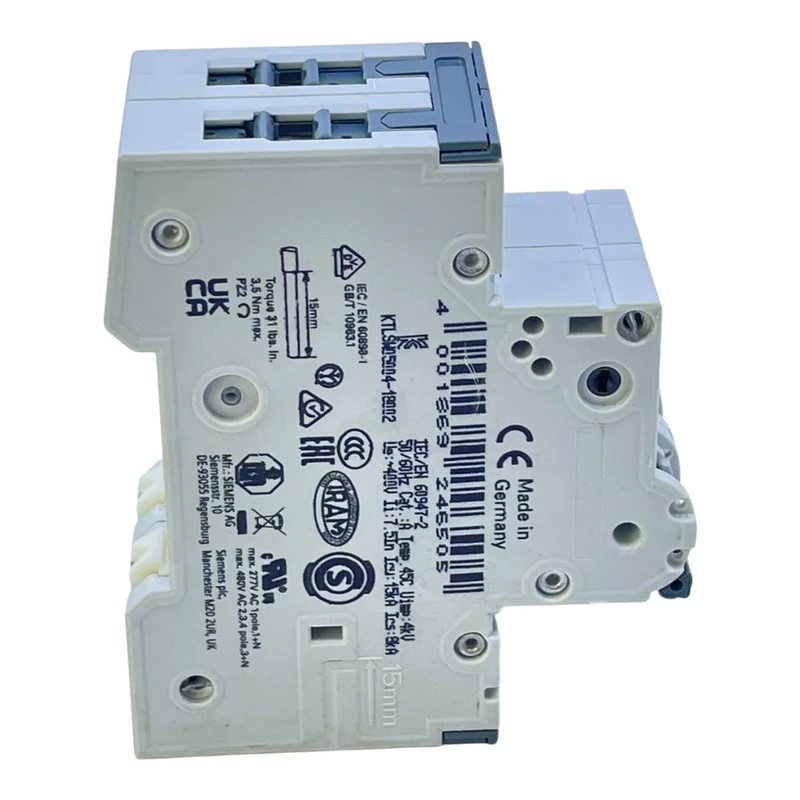 Siemens Leitungsschutzschalter 5SY6208-7 C8 2-polig 400V MCB Sicherungsautomat